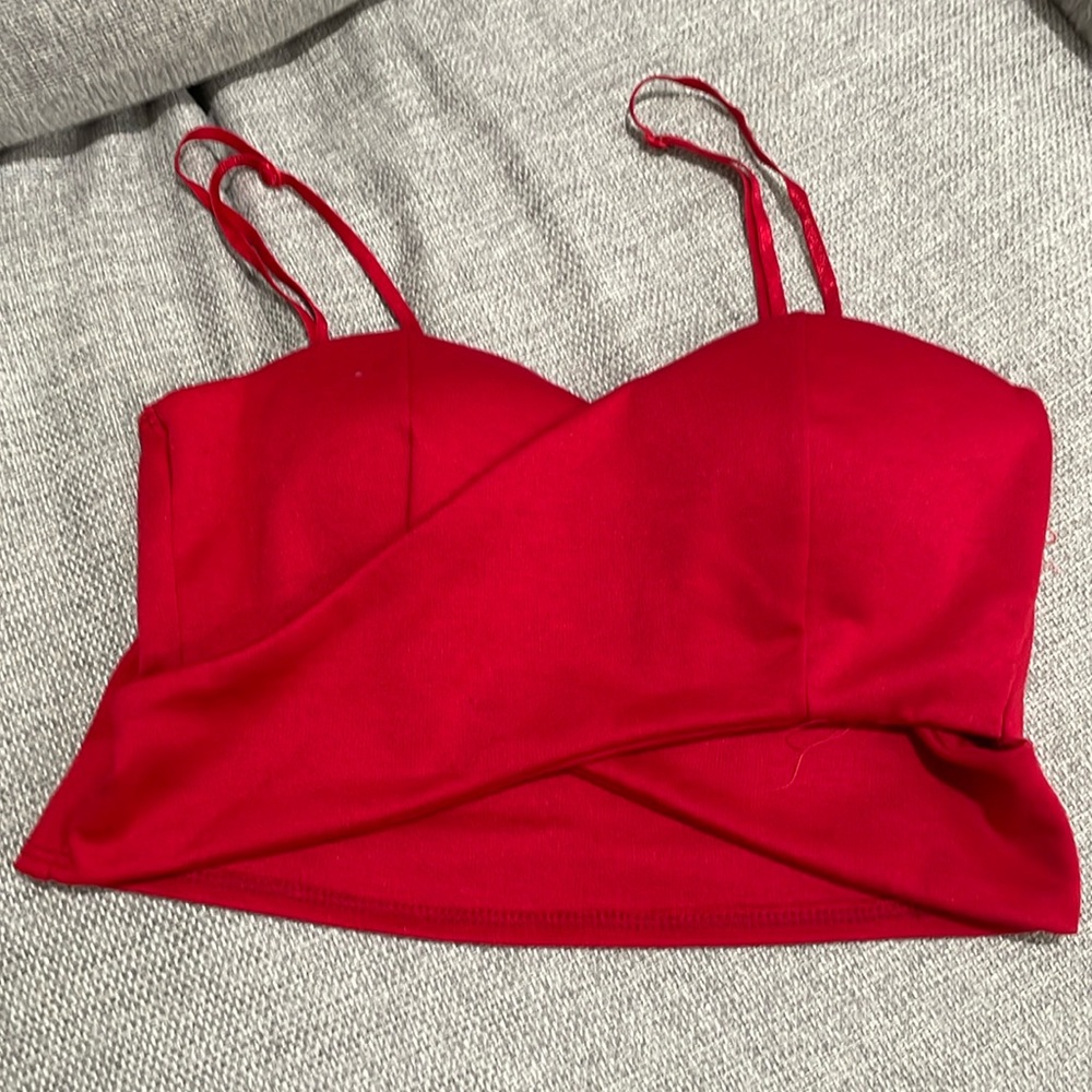 Red Tobi Crop Top